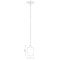 Z-Lite Joliet 1 Light Mini Pendant, Matte Black & Clear 473MP-MB - alternate 7